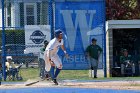 Baseball vs Babson  Wheaton College Baseball vs Babson during Semi final game of the NEWMAC Championship hosted by Wheaton. - (Photo by Keith Nordstrom) : Wheaton, baseball, NEWMAC